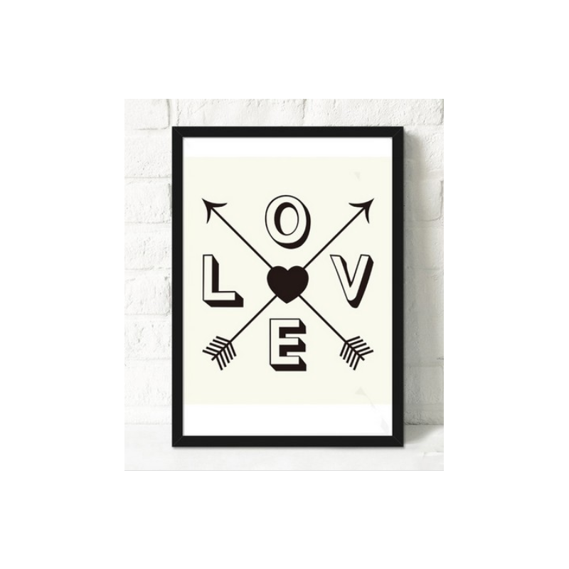 Print poster LOVE, 30X21cm