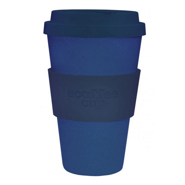 Ecoffee lonček za večkratno uporabo BLUE ON BLUE