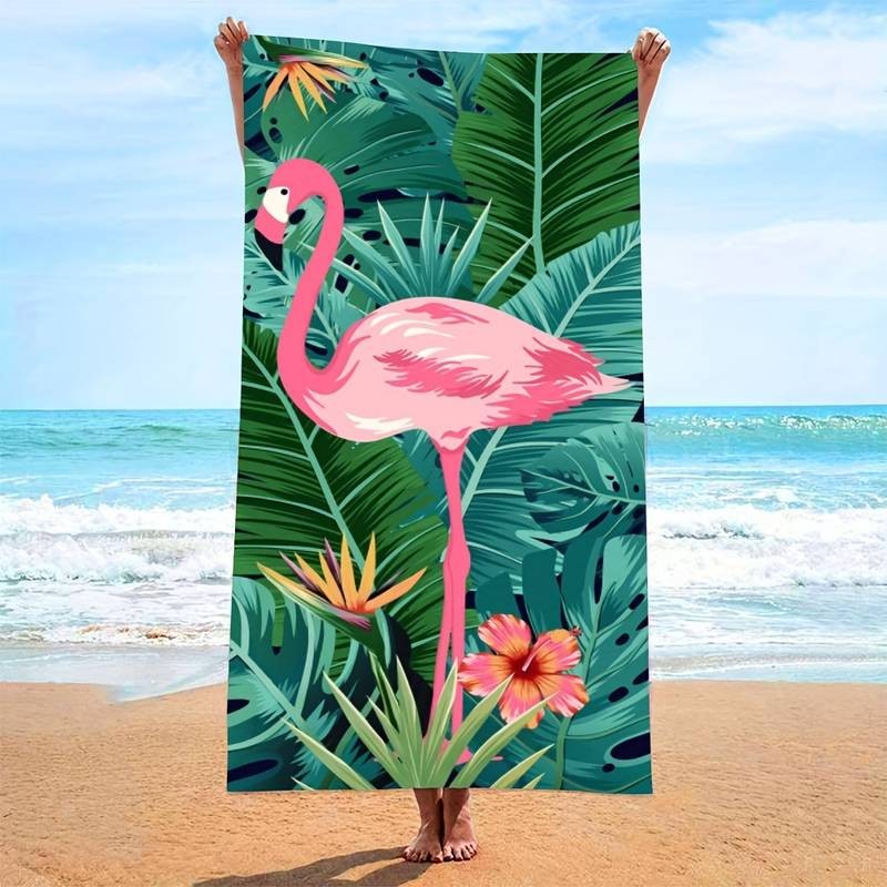 Brisača za plažo 70x140, FLAMINGO