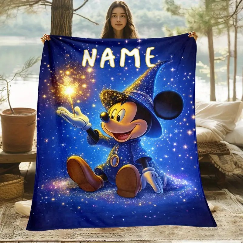 Personalizirana dekica 150x200, MICKEY MOUSE ČAROVNIK