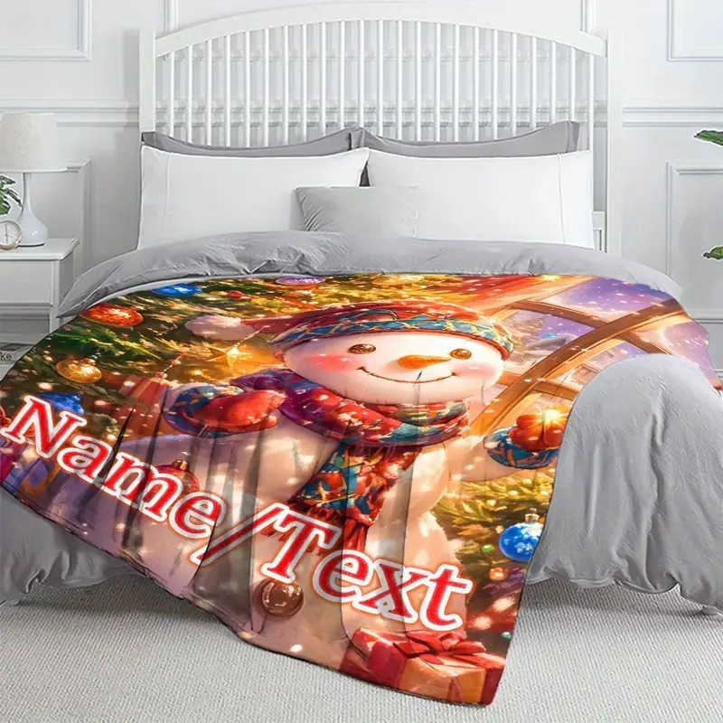 Personalizirana dekica 150x200, SNEŽAK 